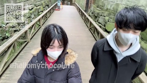La carina studentessa My_Chocolate recita in un film hentai su un'isola abbandonata con grandi meloni