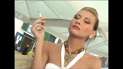 Brigitta Smoking