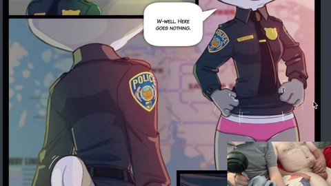 Zootopia Comic Dub: Judy Hopps gets intimate with boss Bogo (Furry Yiff Comics)