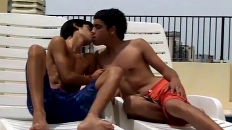 Colombian teen, swimming pool teen boy, teen pool sex