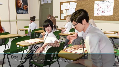 Porno manga, ondulaciones, nubiles