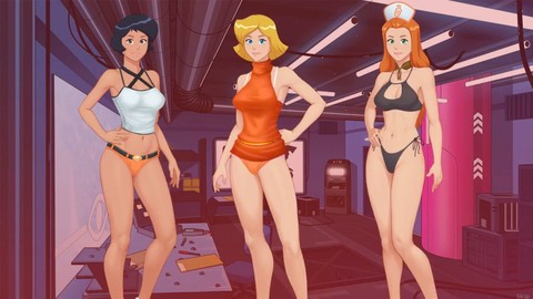 Clover from Totally Spies fulfills fantasy sex with college teen