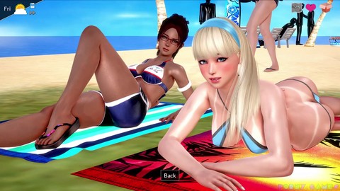 질싸 보지, 비주얼 노벨, 하렘