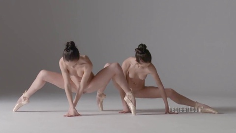 Nude ballet, female, lovely nude
