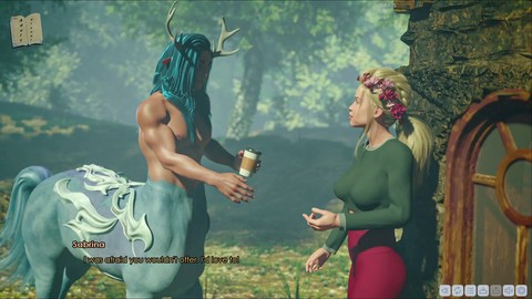 Roman visuel pervers avec une blonde pulpeuse - jeu d'histoire érotique interactive