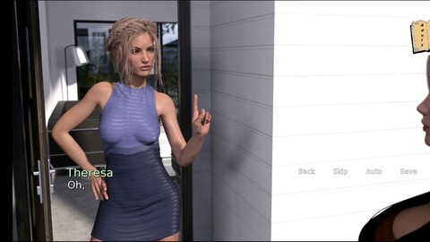 Animazione, gioco visual novel, grosse tette naturali