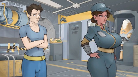 Las bellas sensuales en una animación 3D temática de Fallout tienen sexo ardiente en la naturaleza - Parte 2