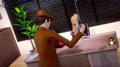 Steffen spielt ein Fapping-Videospiel mit Anime Waifu bis zum Höhepunkt!