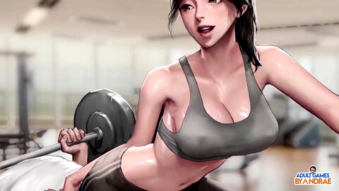 Aplastando a Airi en el gimnasio con un giro secreto