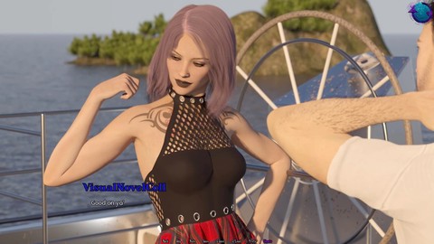 Seductive goth babe in Matrix Hearts game - Part 23, by LoveSkySan69