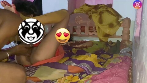 Neighbor invites his curvy bhabhi over for a wild fuck session with Airtightcheek and Madhya Sangeeta