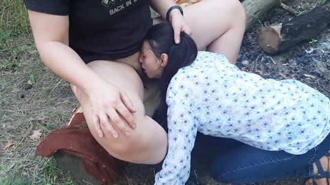 Fuck in woods, sex in the woods, amateur fucking