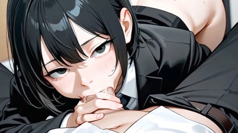 Il CEO maturo riempie il posteriore del suo assistente femboy in ufficio