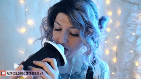 Carezze dolci all'orecchio e gioco con la lingua - Contenuti ASMR appropriati per il relax