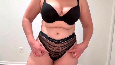 Fille sexy, gros, lingerie chaude