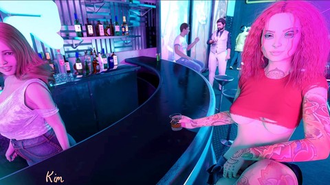 Dessin animé 3D mettant en scène une belle-mère et son fils dans une fantaisie sauvage