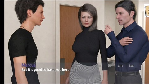 Culo grosso, storia erotica, gioco visual novel