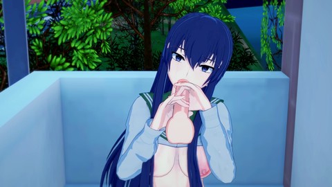Cumshot, handjob, koikatu koikatsu